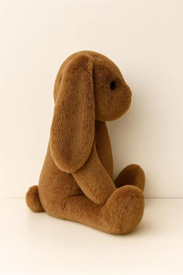 Brown_Plush_Bunny_Stuffed_Animal_Soft_Cuddly_Rabbit_Toy_(35_Cm)