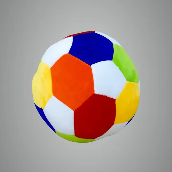 Multicolour_Hexagon_Pattern_Soft_Plush_Soccer_Ball_Indoor_Play_Toy_(20_Cm)