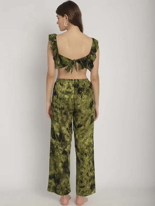 Green_Tie_&_Dye_Printed_Frill_Top_&_Pants