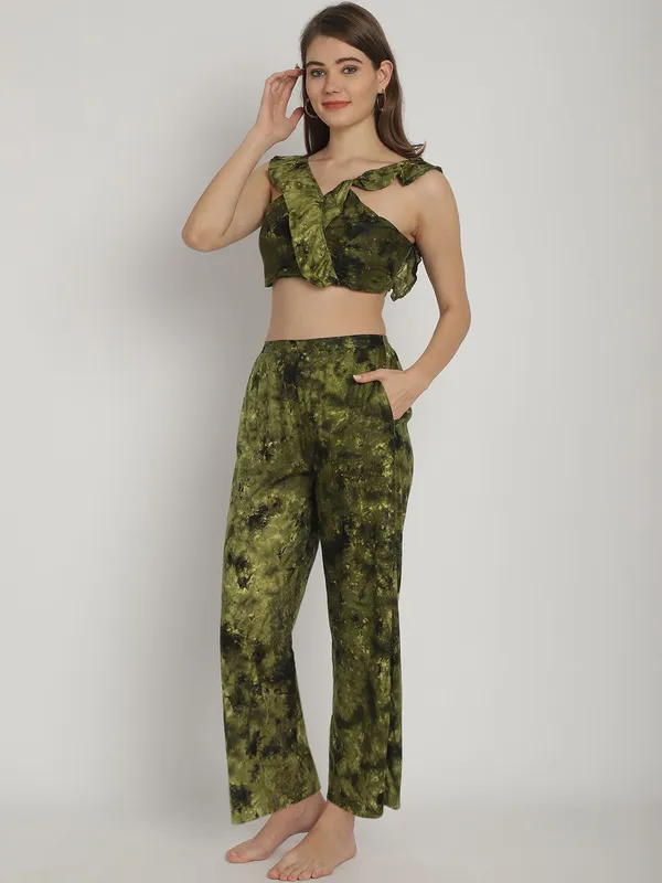 Green_Tie_&_Dye_Printed_Frill_Top_&_Pants