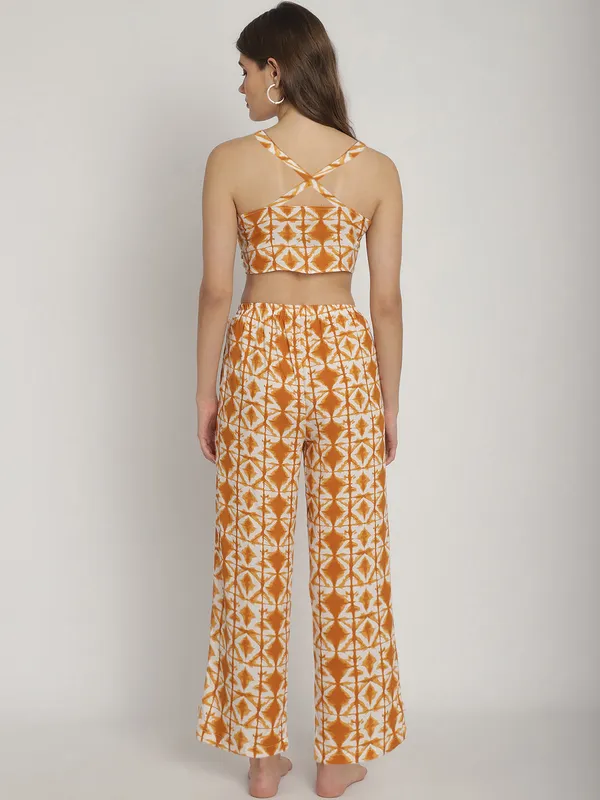 Mustard_Geometric_Top_&_Pants_For_Women