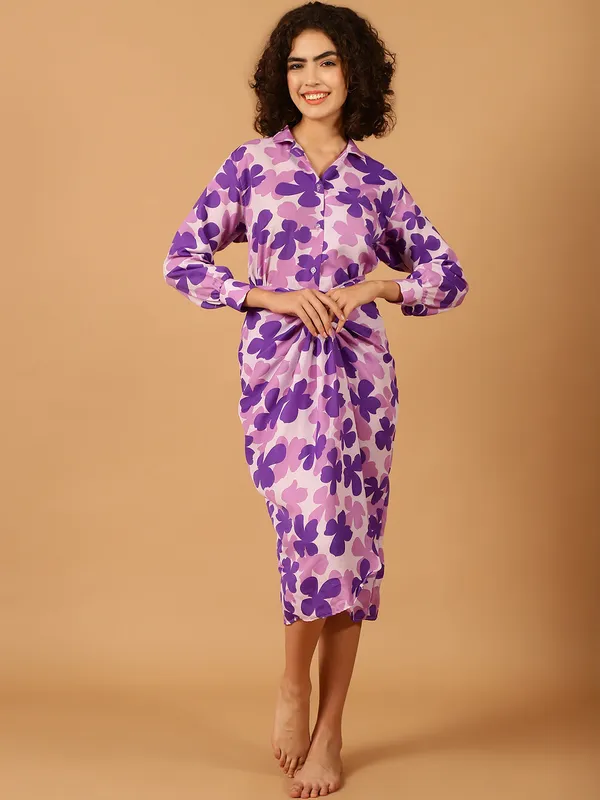 Purple_Floral_Printed_Vacation_Wear_Set