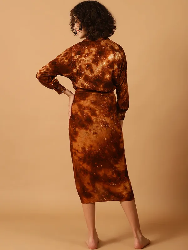 Brown_Tie_&_Dye_Printed_Vacation_Wear_Set