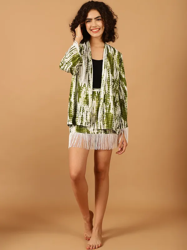 Green_Tie_&_Dye_Robe_&_Skirt_Set_for_Women