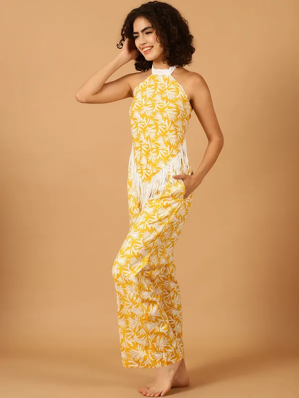 Yellow_Tropical_Printed_Co-Ord_Set_With_White_Fringes_for_Women