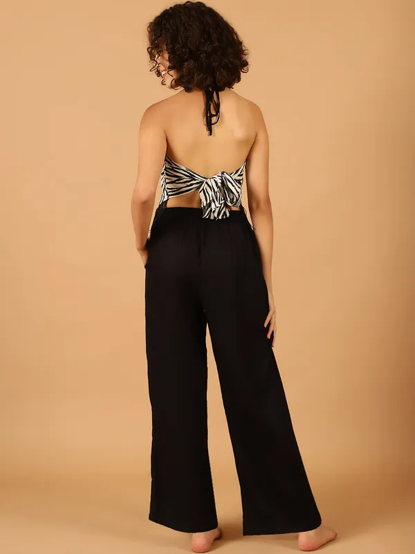 Zebra_Printed_&_Black_Solid_Co-Ord_Set_With_Fringes_for_Women