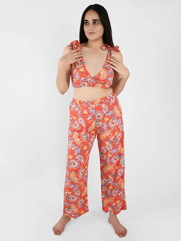 Red_Paisley_Printed_Co-Ord_Set_For_Women