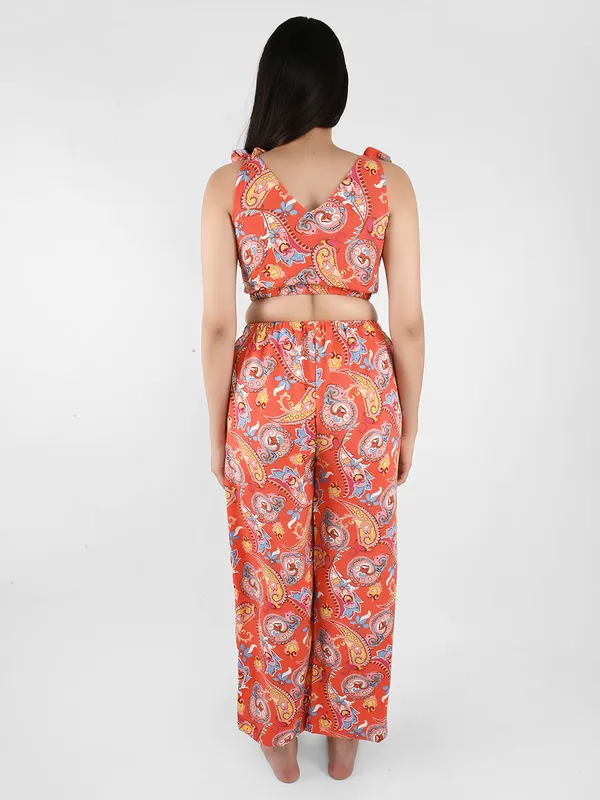 Red_Paisley_Printed_Co-Ord_Set_For_Women