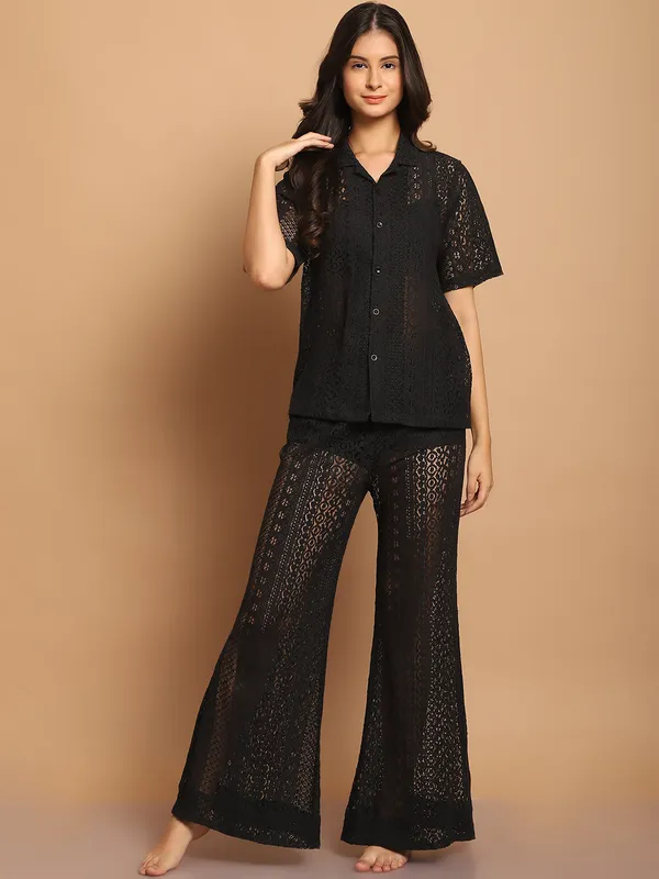 Black_Crochet_Beachwear_Set_For_Women