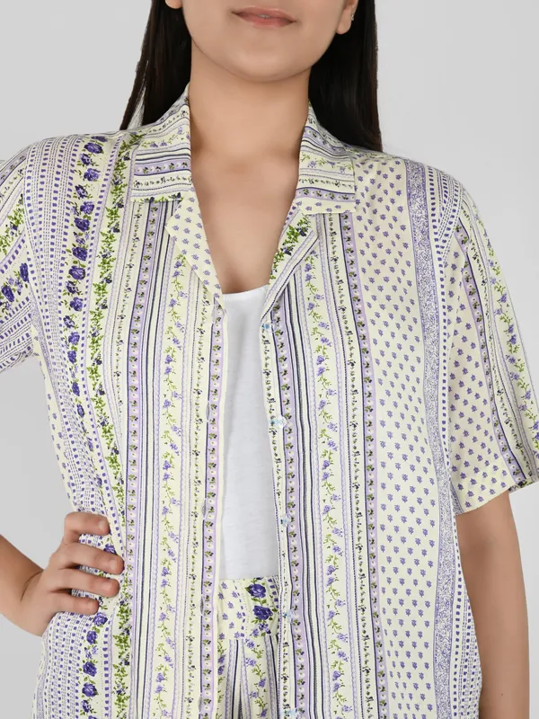 Purple_Floral_Printed_Cover_Up_Co-Ord_Set_For_Women