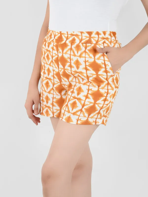 Mustard_Geometric_Printed_Cover_Up_Co-Ord_Set__For_Women
