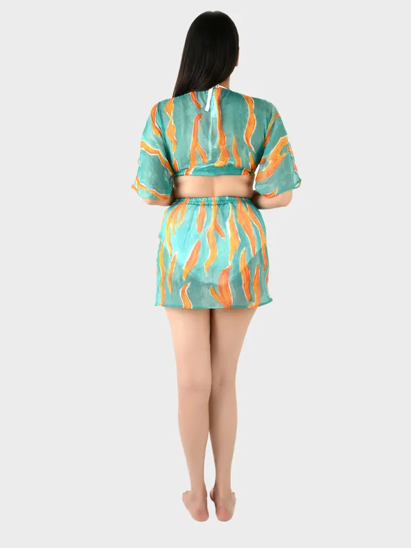 Green_Abstract_Printed_Cover-Up_Co-Ord_Set__For_Women