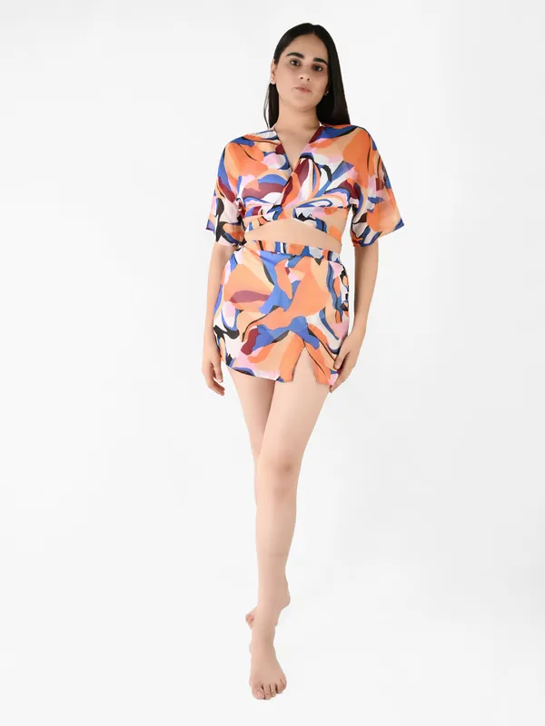 Multicolor_Abstract_Printed_Cover-Up_Co-Ord_Set__For_Women
