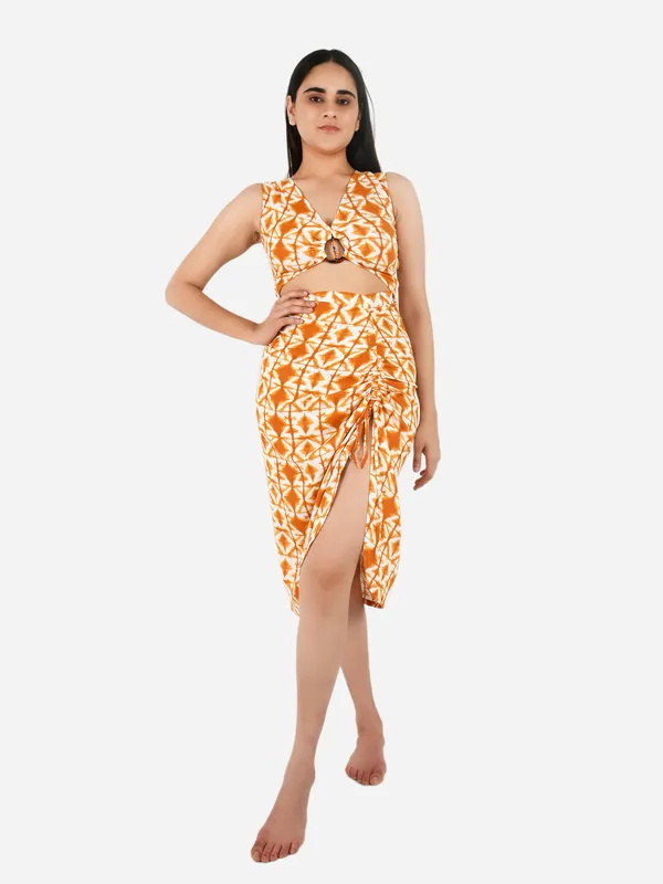 Mustard_Geometric_Printed_Top_&_Front_Tie-Up_Skirt_Set_for_Women