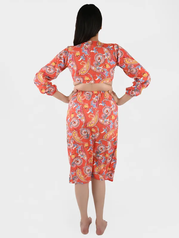 Red_Paisley_Printed_Top_&_Skirt
