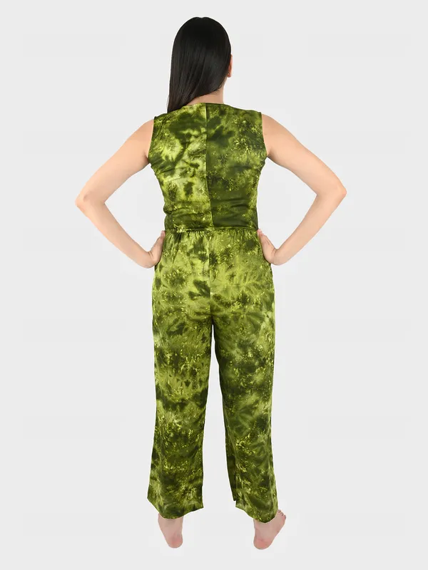 Green_Tie_&_Dye_Waist_Coat_Top_&_Pants