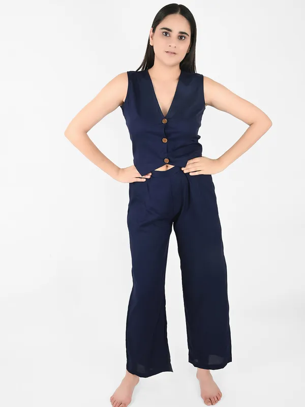 Navy_Solid_Waist_Coat_Top_&_Pants
