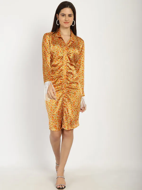 Mustard_Abstract_Printed_Satin_Dress_for_Women