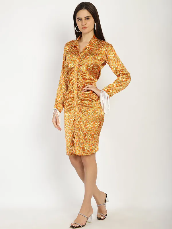 Mustard_Abstract_Printed_Satin_Dress_for_Women