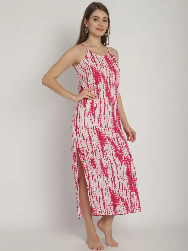 Pink_Tie_&_Dye_Printed_Long_Dress_for_Women