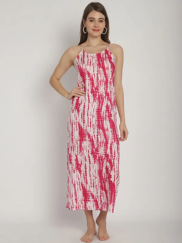 Pink_Tie_&_Dye_Printed_Long_Dress_for_Women