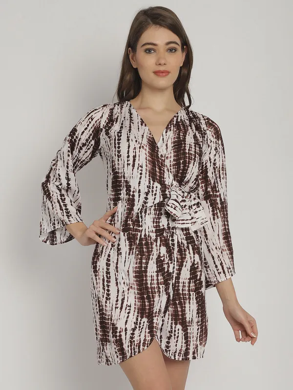 Brown_Tie_&_Dye_Printed_Wrap_Around_Dress_for_Women