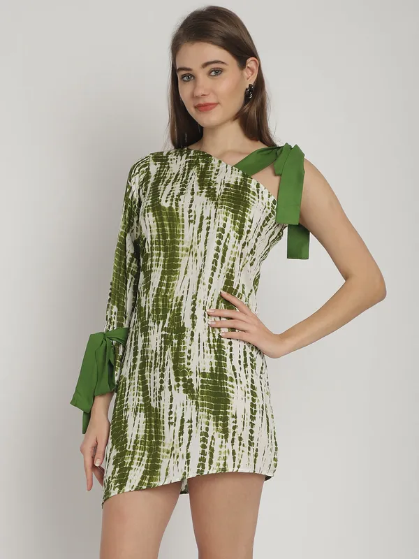 Olive_Tie_&_Dye_Printed_One_Shoulder_Dress_for_Women