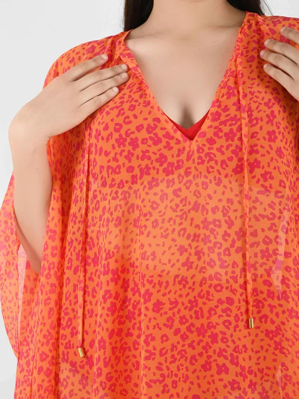 Carroty_Printed_Poncho_Cover-Up_Kaftan_for_Women