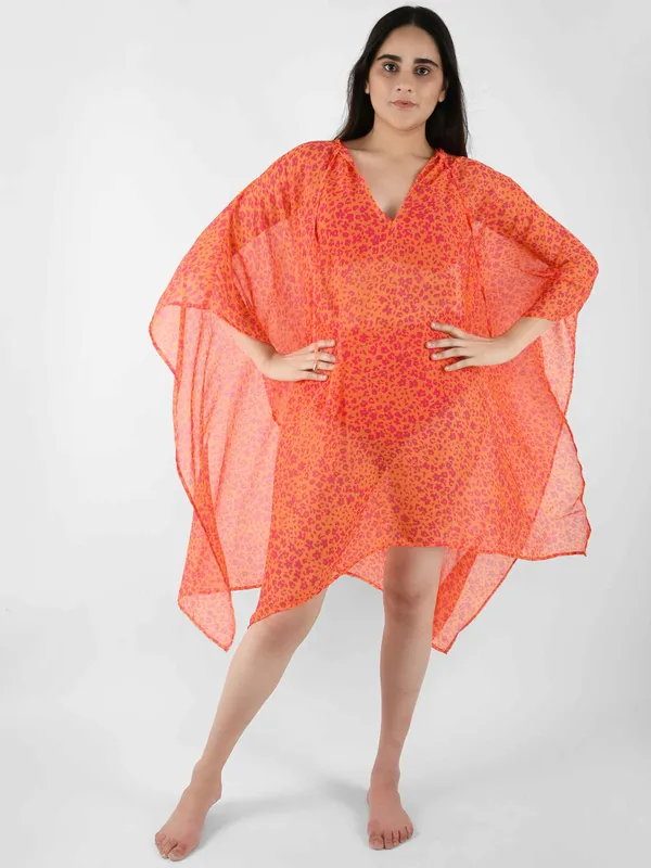 Carroty_Printed_Poncho_Cover-Up_Kaftan_for_Women