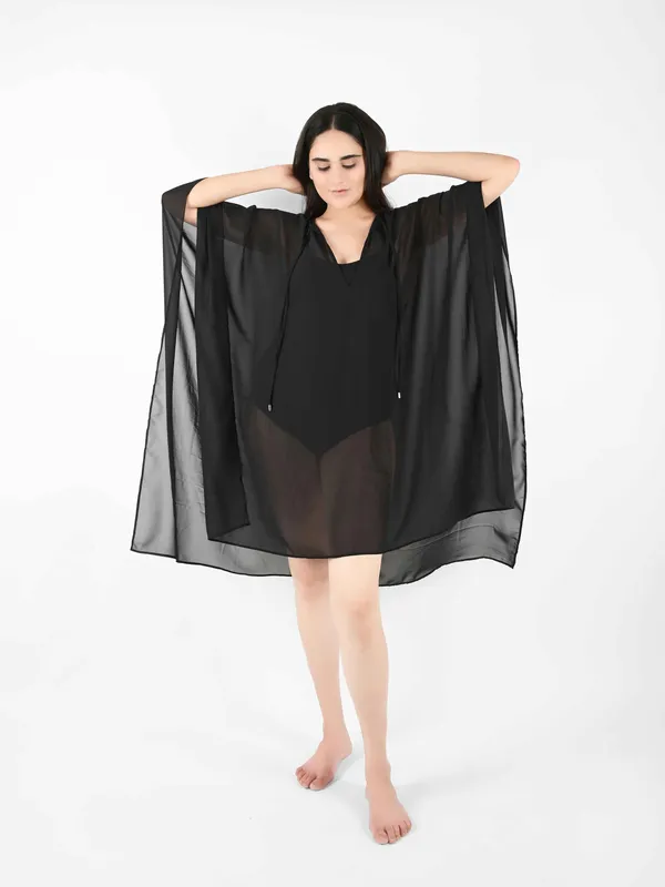 Black_Solid_Poncho_Cover-Up_Kaftan_for_Women