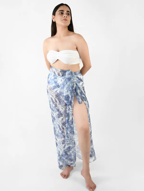 Blue_Leaf_Printed_Long_Sarong_for_Women