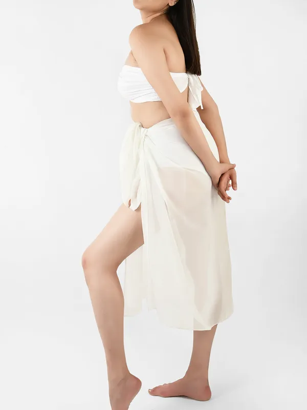 White_Solid_Long_Sarong_for_Women