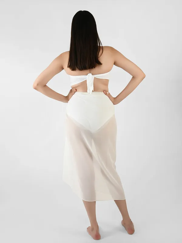 White_Solid_Long_Sarong_for_Women