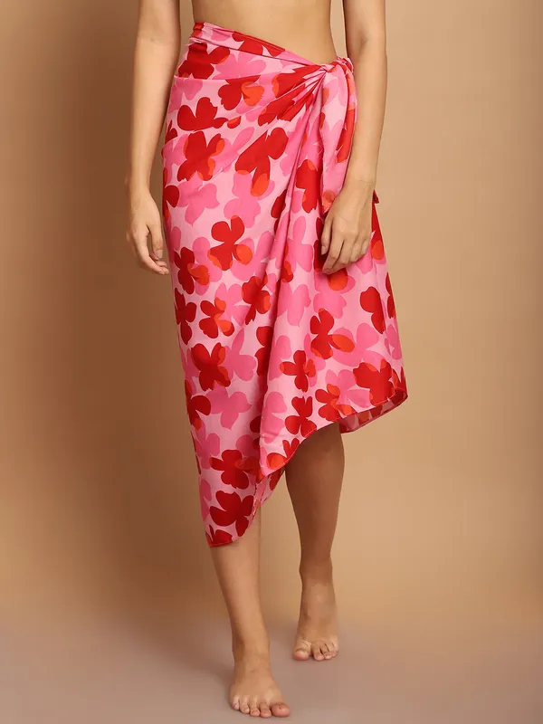 Pink_&_Red_Floral_Printed_Sarong_for_Women