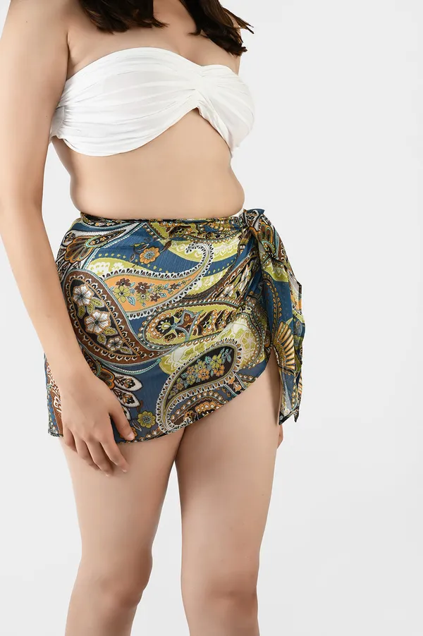 Blue_Paisley_Printed_Short_Sarong_for_Women