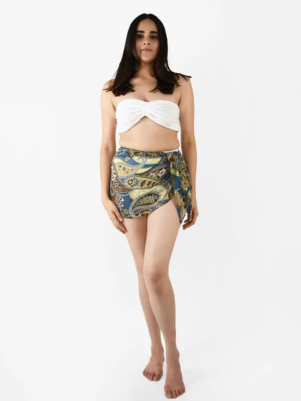 Blue_Paisley_Printed_Short_Sarong_for_Women