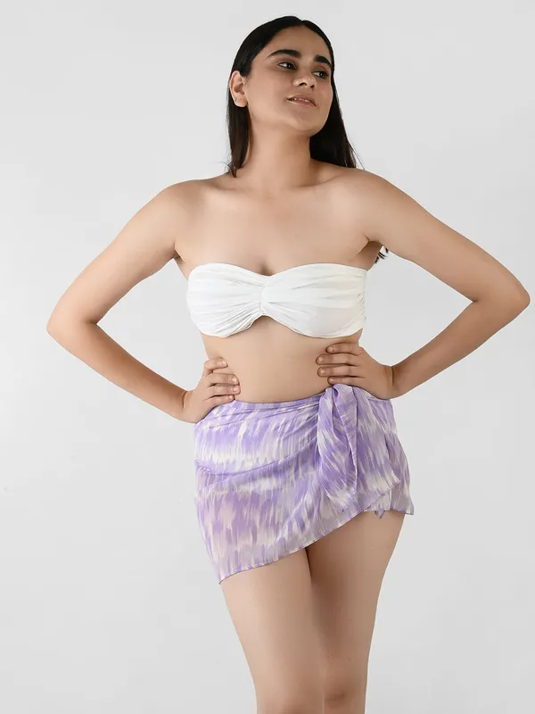 Lavender_Strokes_Printed_Short_Sarong_for_Women