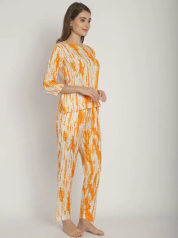 Yellow_Tie_&_Dye_Printed_Co-Ord_Set_For_Women