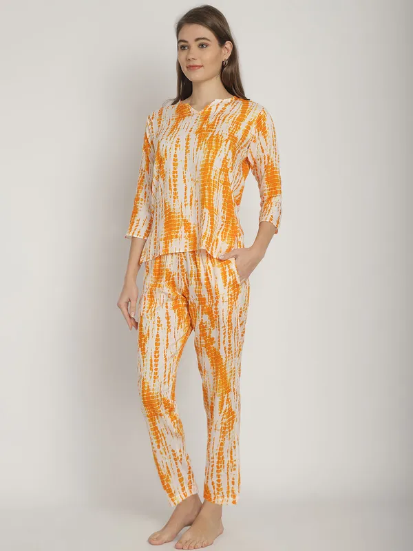 Yellow_Tie_&_Dye_Printed_Co-Ord_Set_For_Women