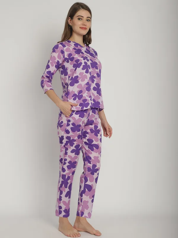 Purple_Floral_Printed_Co-Ord_Set_For_Women