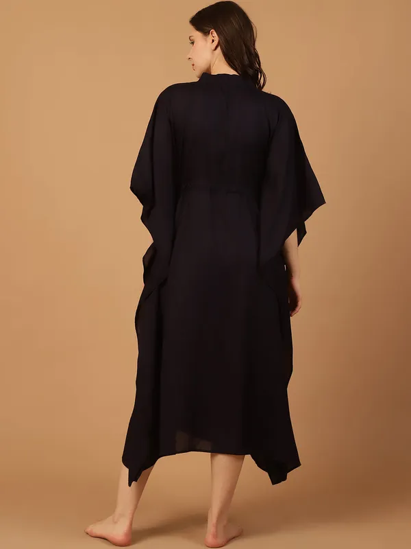 Black_Solid_Kaftan_for_Women
