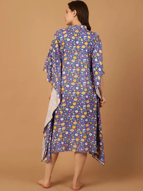 Blue_Floral_Printed_Kaftan_for_Women