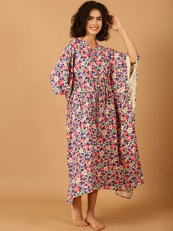 Multi_Floral_Printed_Kaftan_for_Women