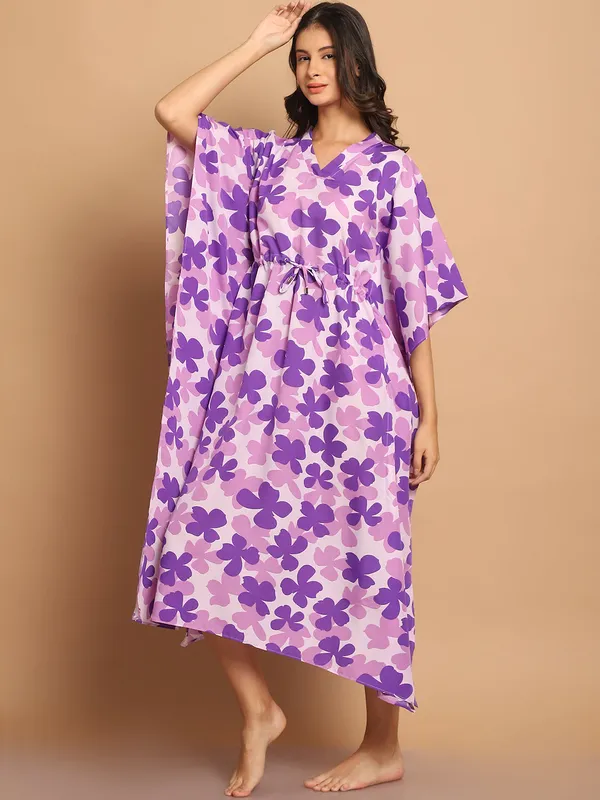 Purple_Floral_Printed_Kaftan_for_Women