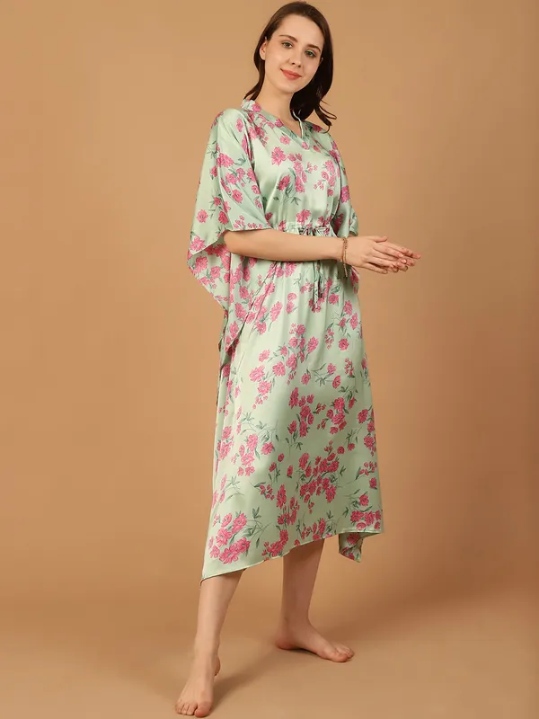 Green_Floral_Printed_Kaftan_for_Women