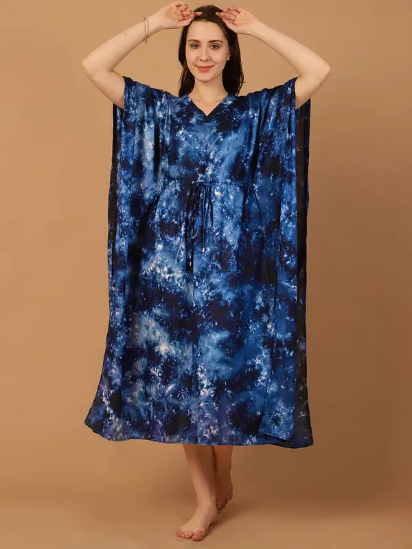 Blue_Tie_&_Dye_Printed_Kaftan_for_Women