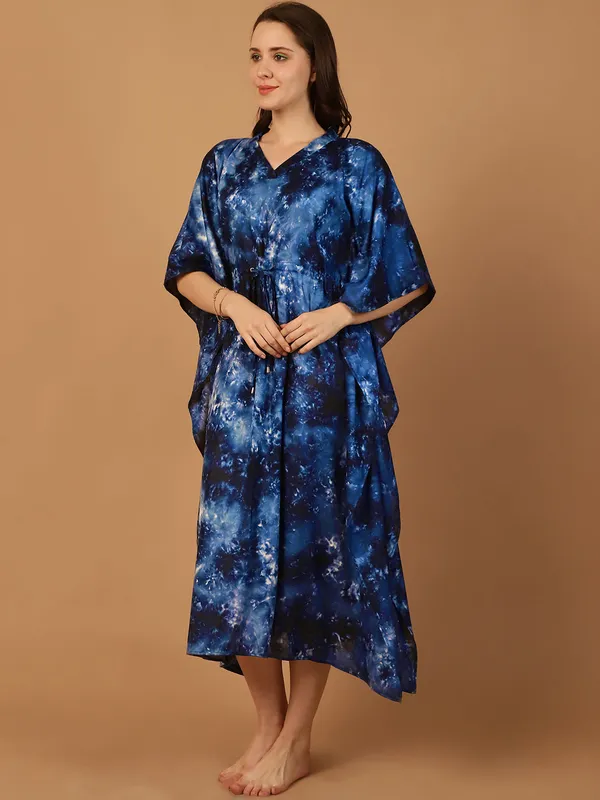 Blue_Tie_&_Dye_Printed_Kaftan_for_Women