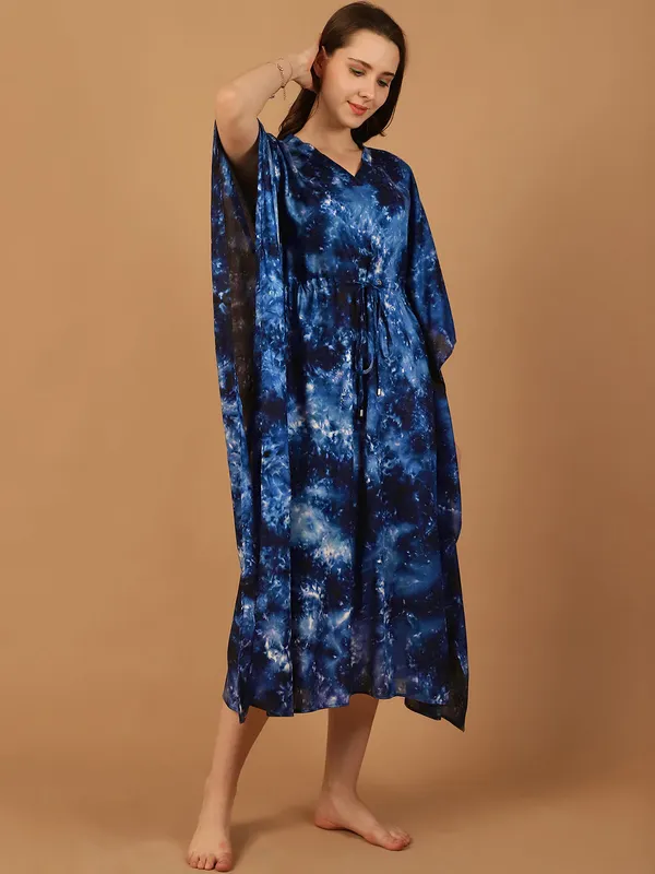 Blue_Tie_&_Dye_Printed_Kaftan_for_Women