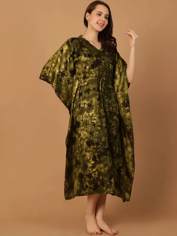 Olive_Tie_&_Dye_Printed_Kaftan_for_Women