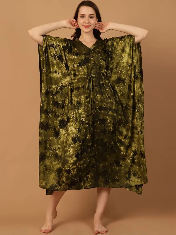Olive_Tie_&_Dye_Printed_Kaftan_for_Women